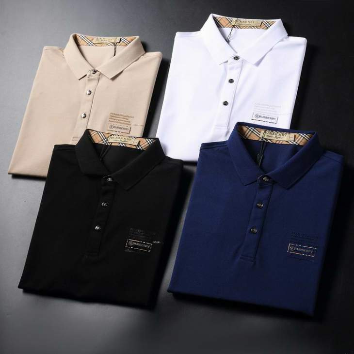 Picture of Burberry Polo Shirts Short _SKUBurberryM-3XL24c0129237